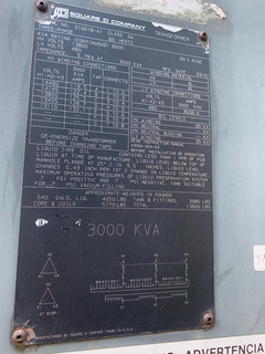 SQ.D- 010018-AI (PRI.13800V,SEC.480,3000KVA IMP.5.78%) Product Image